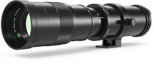 Super Telephoto Zoom Lens 420-800mm Full Frame Manual Focus Zoom Lens for Nikon F-Mount DSLR Cameras - Compatible with D3500, D850, D7500, D5600 & More