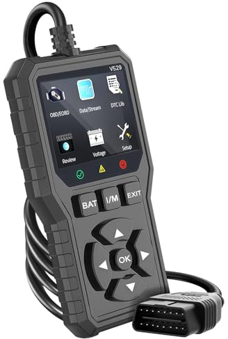 OBD2 Diagnosegerät OBD Auto Diagnose, Universal Auto Auslesegerät, KFZ Motor Fehlerauslesegerät Lesegerät mit Vollständigen OBDII Funktionen, Geeignet für BMW VW Mercedes Audi Alle OBDII Fahrzeugen
