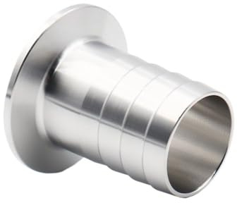 High-Pressure 304 Stainless Steel Sanitary Barb Adapter - Tri Clamp Hose Connector for Durable Performance(25mm x 64mm)