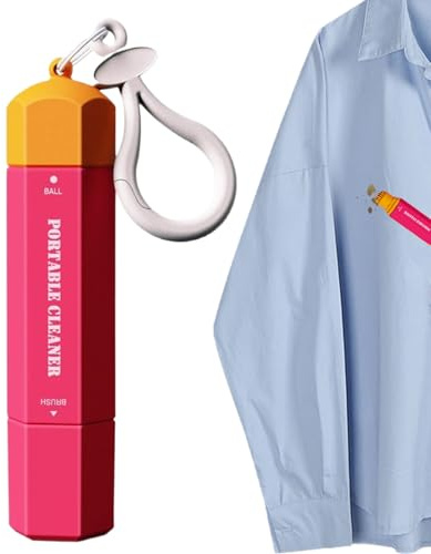 Bolígrafo Quitamanchas Instantáneo para Ropa, 15ml - Barra Portátil para Manchas de Grassa, Tinta, Comida - Ideal para Viaje, Casa, Camping y Emergencias