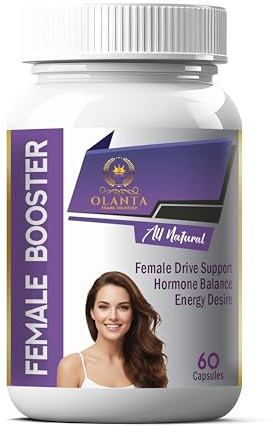 OLANTA TRADE SOLUTION Women’s Hormone Balance Support with Red Clover, Wild Yam Root & Soy Isoflavones | Herbal Vitality Complex – 1 Bottle 60 Counts
