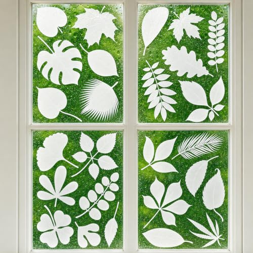 26Pcs Leaf Window Clings Anti Collision Bird Window Stickers for Glass | 26Pcs Leaf Window Clings Anti Collision Bird Window Stickers For Glass. Versatile and convenient for regular everyday use.