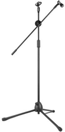 Supporto Da Pavimento For Microfono Ad Alte Prestazioni Con Design A Doppio Braccio: Regolazione Flessibile Multi-angolo, Adatto For Canto/esibizioni Di Strumenti Musicali E Altri Scenari