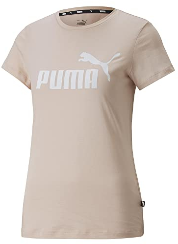 Puma Damen ESS Logo Tee (S) T-Shirt, Rosenquarz, S