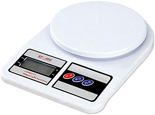 AUGUSE Balance de Cuisine, Balances de Cuisine numériques, Balance électronique de Cuisson de Haute précision de Surface d'échelle de Grain de Bois de 5 kg (Size : 1kg/0.1g)