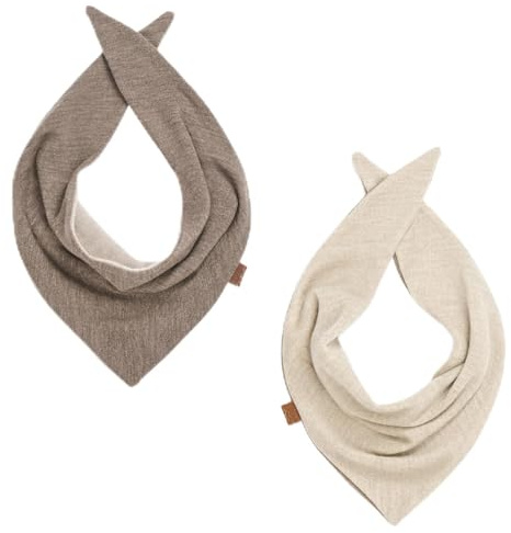 MayLily - Halstuch Merinowolle - Halstücher - Dreieckstuch - Unisex Baby Halstuch - Unisex Kinder Schal - Bindetuch Kopftuch - Mädchen Junge Baby -