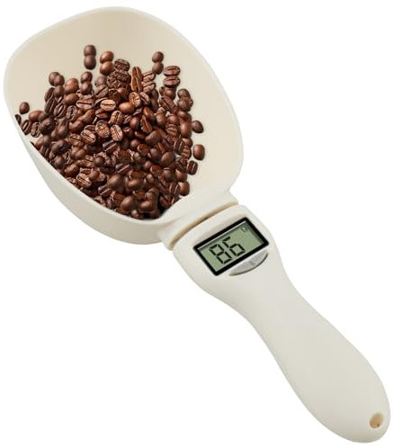 Balance à Cuillère Numérique, Mesure Electronique pour Pesage et Dosage Précision de 1 g à 800 g , Balance Electronique avec Affichage pour Aliments pour Animaux, Epices & Herbes de Cusine(1pcs)