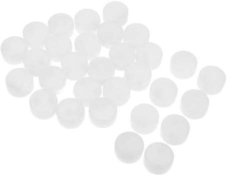 Operitacx 40pezzi Inserti Per Sonaglio in Plastica Di Scatole Ad Anello Per Giocattoli Di Peluche Inserti Per Rumori Da Te Per Bambole Accessori Per Sonaglio Per Giocattoli