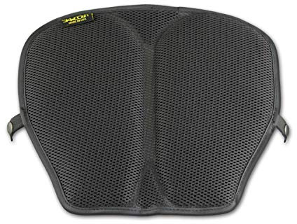 Skwoosh Mid Size Touring Sport Cruiser Motorcycle Gel Seat Pad with Breathable Cooling Airflow Mesh Fabric Cushion | Great Gift | Made in USA
