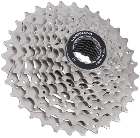 LANXUANR 9 Speed Mountain Bicycle Cassette Fit for MTB Bike, Road Bicycle，Super Light (11-25T)