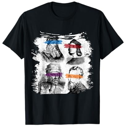 Ninja Art Renaissance Artiste Dessin | Étudiant en Art | Artiste T-Shirt