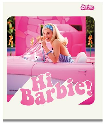 Danilo Promotions Limited Barbie Geburtstagskarte, offizielle Barbie-Geburtstagskarte, Happy Birthday Karte für Mädchen, Grußkarte – innen blanko, mehrfarbig, 17,8 x 15,2 cm