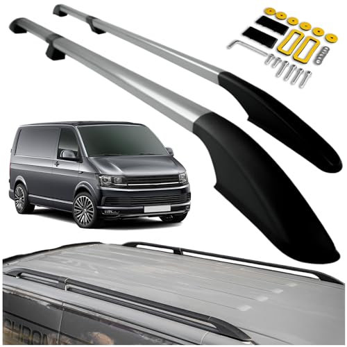 CHROMEMASTER | Compatibili con VW T6 Transporter Short 2015-2019 | Barre Trasversali da Tetto, Mancorrenti sul Tetto | Sono Utilizzate per il Montaggio di Portapacchi, Box da Tetto o Portabiciclette