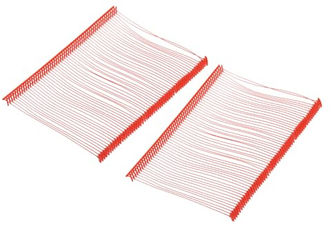 sourcing map Standard Tagging Fasteners,Plastic Regular,Standard Label Gun Price Tagging Barbs for Garment Price Tag Label Tagging Barbs 75mm/2.95 Inch,Pack of 2000 Red