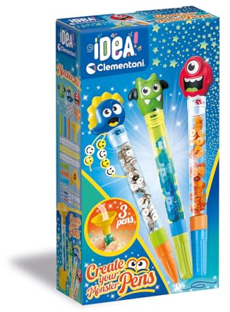 Clementoni Idea Deine Stift-Kreationen Monster - DIY Stifte-Set