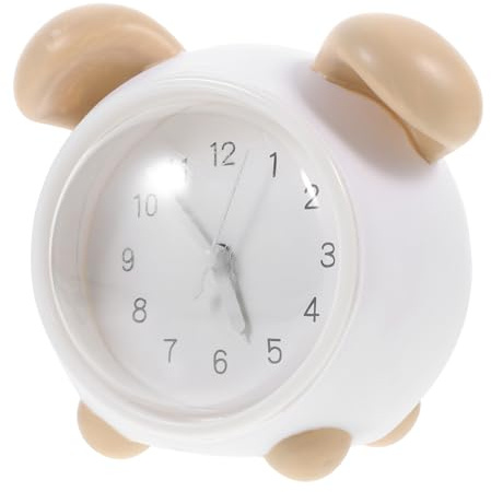 Amosfun Niedliche Hund Uhr Spardose Kinder Sparschwein mit Wecker Nachtlicht Multifunktional für Schreibtisch Schlafzimmer Zufällige Farbe
