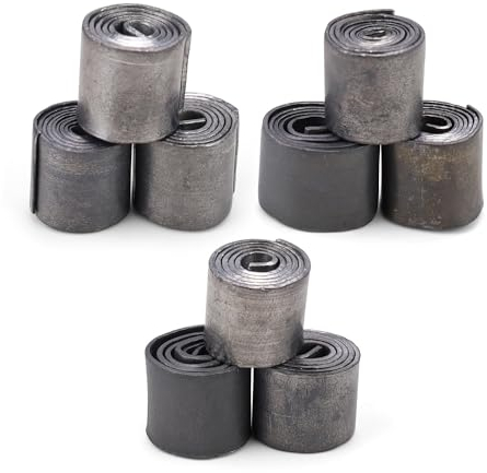 9 Stück Blei Angeln, KLEHOPE angelblei, bleigewichte in 3 Verschiedenen Größen, Zuschneidbar Angler Blei, Tackle Zubehör, für Outdoor-Sportarten Angeln, 6HSQJ-9