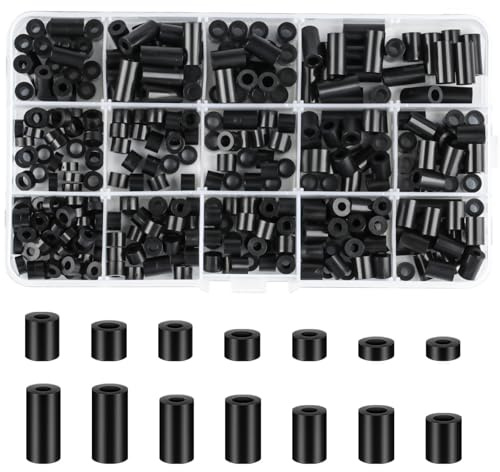 360 STK Abstandshalter Kunststoff, M3 M4 Nylon ABS Runde