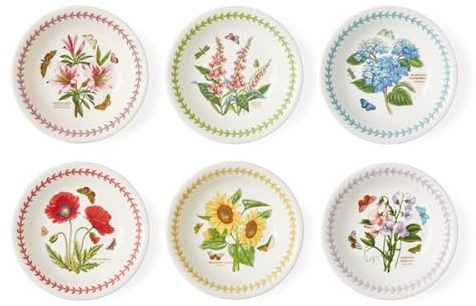 Portmeirion Botanic Garden Meadow Set of 6 7 Bowls