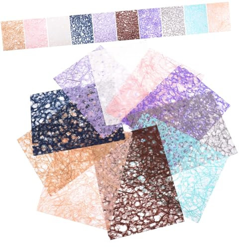 LALAFINA 20blätter Buntes Scrapbook Papier Dekoratives Kreatives Handarbeitspapier Für DIY Basteln Für Tagebücher Partys Heim-Dekoration Und Jugendprojekte Leicht Zu Lagern Sichere Material