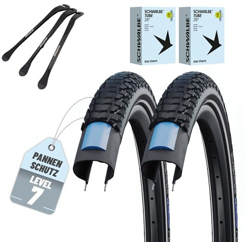 Schwalbe 2X Marathon Plus Tour Reifen Set - 28 Zoll 47-622 SmartGuard