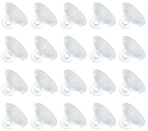 QUARKZMAN 20 Stück Aquarium Saugnapf Clips 5mm Klemmen Transparent | Luftschlauchhalter, Saugnapfhalter Saugnapf, Für ID Luftschlauch Tank