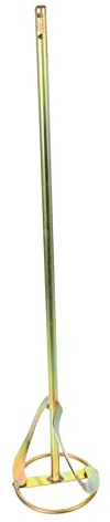 HONITANO Drill Mixer Attachment Paddle for Paint Plaster Cement Mixing Heavy Duty Carbon Steel Mixing Rod with Double S Shaped Stirrer for Household Garden Construction Use