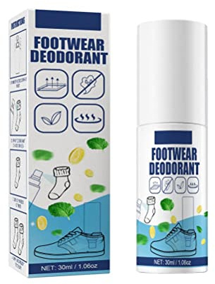 Ausla Deodorante Spray per Scarpe, Elimina gli Odori Naturali per Piedi e Scarpe, Mantiene Fresco Tutto il Giorno, Perfetto per Atleti e Utenti Occasionali (1)