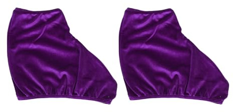 Cabilock Protège-Bottes Portables pour Patins à Glace en Polyester, 1 Paire Housses Violet, Accessoires pour Patinage Artistique Femme en Taille L