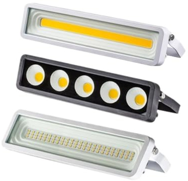 220V LED Flood Llight 50W IP65 Impermeabile Paesaggio Custodia for esterni Illuminazione da giardino Lampada da parete Riflettore Progetto Proiettore(Cold White,White - B)