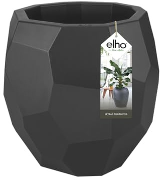 Elho Pure Edge Pot de Fleur, Anthracite, 40 cm