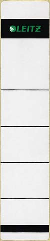 LEITZ® Rückenschild, selbstklebend, Papier, schmal/kurz, 39 x 192 mm, grau (100 Stück), Sie erhalten 1 Packung á 100 Stück