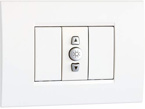 Vemer Regolo Dimmer zur Kontrolle der Lichtstärke des Lichters Unterputzmontage Bianco