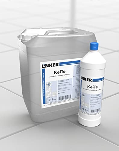 Linker Chemie KeiTe - tensidfreier Hochleistungsreiniger Edelstahl, Feinsteinzeug, Marmor 10,1 Liter Kanister | Reiniger | Hygiene | Reinigungsmittel | Reinigungschemie |