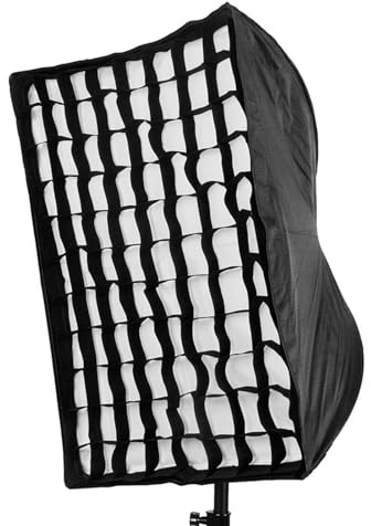 50 X 70 cm Softbox Cellular Grid für 50 X 70 cm 4 Corner Soft Light Box, Faltbare Softbox Cellular Grid Mesh für Porträtfotografie Videobeleuchtung