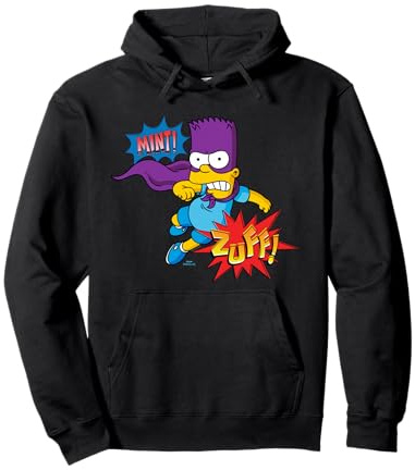 The Simpsons Bart Simpson Bartman Super Hero Sound Effects Sudadera con Capucha