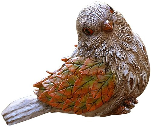 SUPVOX Figurine D’Oiseau en Résine 1 Pièce, Sculpture Miniature Réaliste