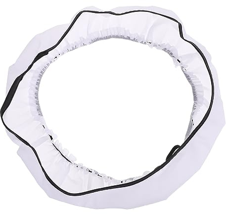 Angoily 14 Zoll Faltbarer Ringlichtdiffusor aus Nylon für Blitz und Fluoreszenzlicht Weiß Leicht zu Transportieren Low Loss für Fotografie und Beauty Einsatz