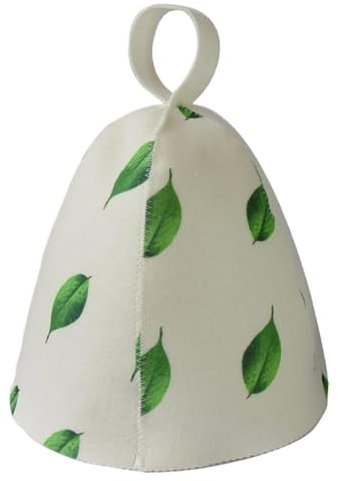 Cappello sauna per uomini, cappello sauna - Tespaggio per capelli asciutti giornalieri - per la doccia a vapore da bagno con cappello da sauna in feltro confortevole per donne per la doccia