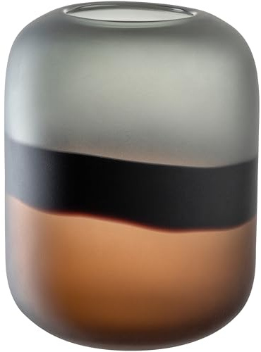 LEONARDO HOME Corso Sabbia Vase • 1 Stück • Blumenvase in natürlichen Erdtönen • ⌀10,8 cm • Stilvolle Optik für kreative Blumensträuße • Zeitloses Design • Höhe 25 cm • Mehrfarbig • 055299
