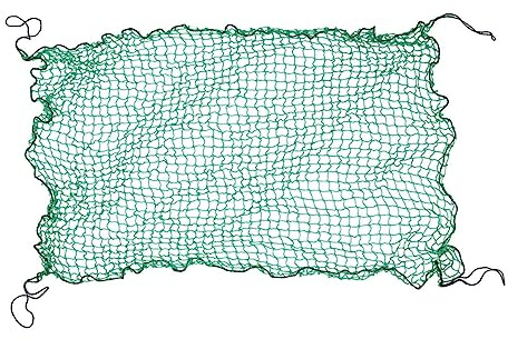 ABOOFAN Filet de Chargement 1,5x1,5 M en Polypropylène Extensible pour Remorque et Camion, Filet de Sécurité Résistant aux Intempéries, Transport de Marchandises Professionnels