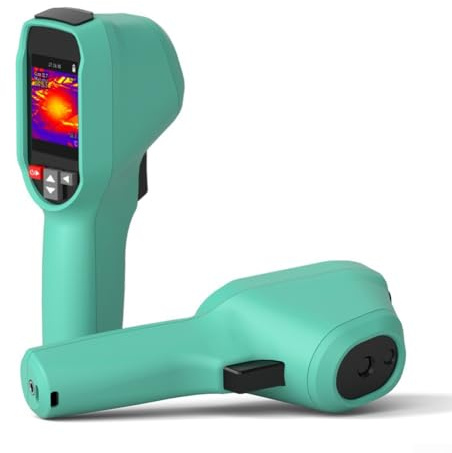 Wärmebildkamera, Auflösung 240 x 240, tragbares Infrarot-Thermometer mit -20 °C bis 550 °C Bereich, 15 Farbmodi für Hausinspektion und industrielle Wartung (FY12)