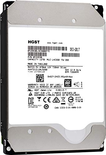 HGST Ultrastar He12 3.5 12000 GB SAS - Disco duro (3.5, 12000 GB, 7200 RPM)