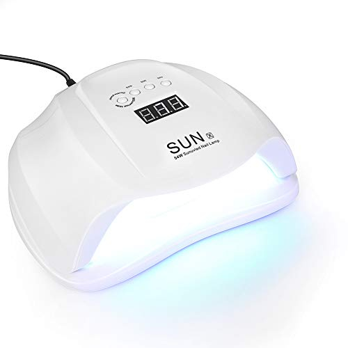 Sun X Sèche-ongles, bavoir adulte, lampe à ongles LED UV avec 36 lumières et capteur automatique et 4 minuteur(EU) 54 W