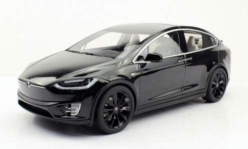 TESLA Model X P100D, schwarz, 2016, Modellauto, Fertigmodell, Lucky Step Models 1:18