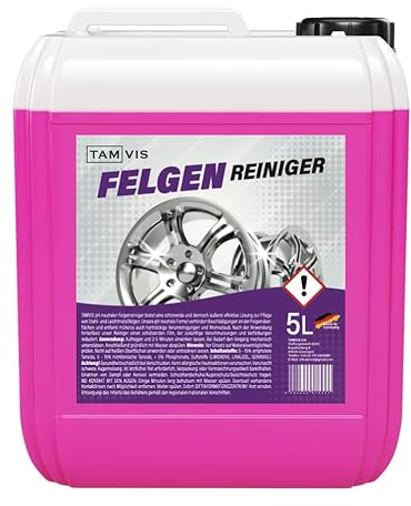 Felgenreiniger pH-neutral & säurefrei | Alu Stahl Felgen | Kanister (5 Liter)