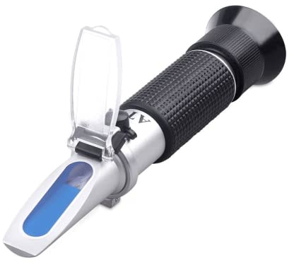 Antifreeze Refractometer, 3-in-1 Antifreeze Coolant Tester for Checking Freezing Point, Concentration of Ethylene Glycol Propylene Glycol Based Automobile Antifreeze Coolant Condition