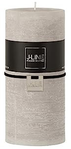 J-Line 2-teilige Paris New-York Uhr - Metall - Braun - Ø 74 cm - Wohnaccessoires