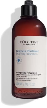 L'OCCITANE Purifying Freshness Shampoo 300ml | Silicone-Free | Vegan & 99% Readily Biodegradable | Luxury & Clean Beauty Hair Care for All Hair Types