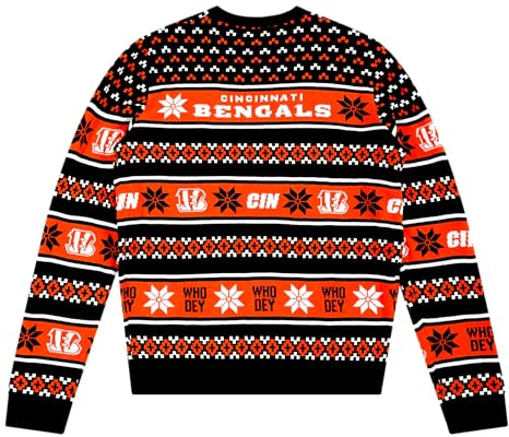 FOCO NFL Team Big Logo ful tröja för män, lagfärg, XL